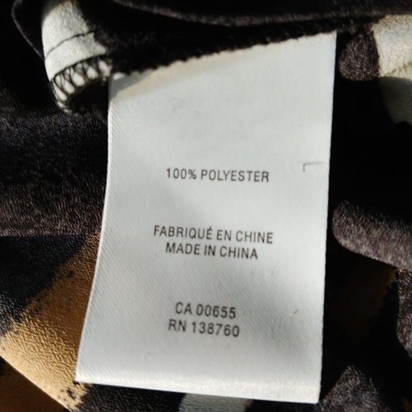 Chic Gray and Black Boxy 3/4 Sleeve Blouse - Picture 4 of 4